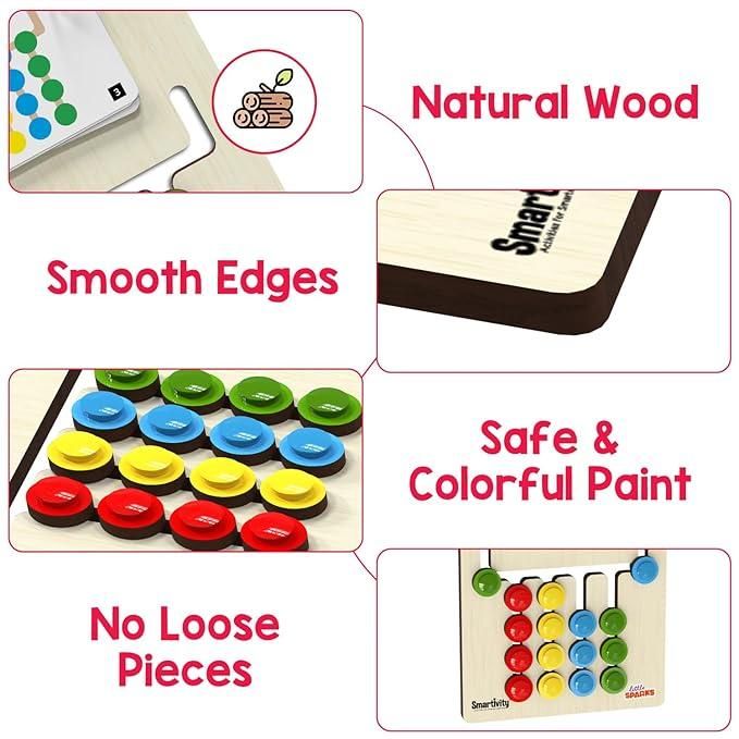 Montessori Color & Pattern Slide Puzzle