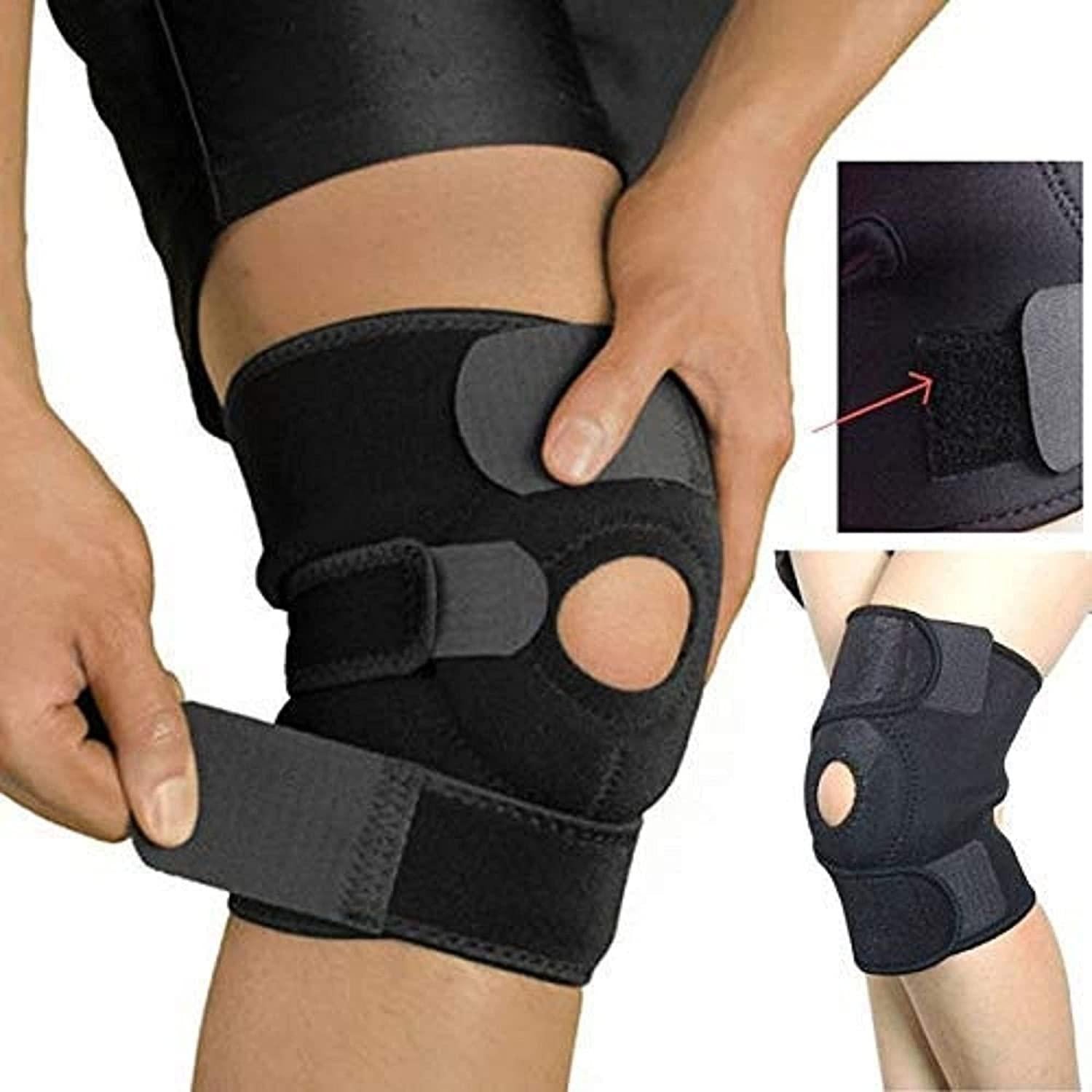 Adjustable Knee Cap Support Brace (Pair)