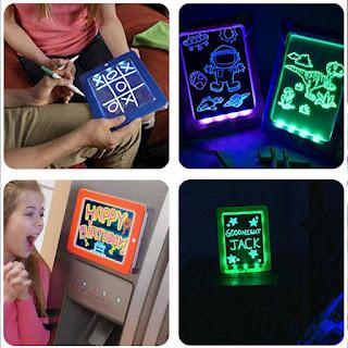 Kids Light-Up Writing Tablet for Drawing