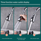 3-Mode Kitchen Sink Faucet, Easy Control