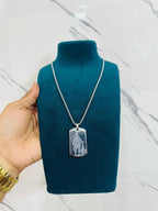 Hanuman Chalisha Pendant & Chain for Men