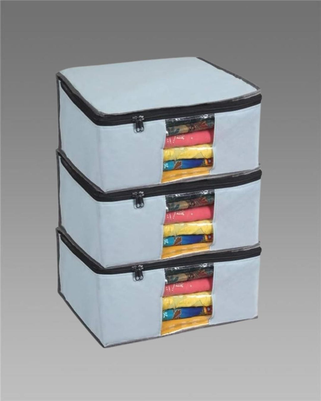 Saree Cover Pack of 3 – Non Woven Zip