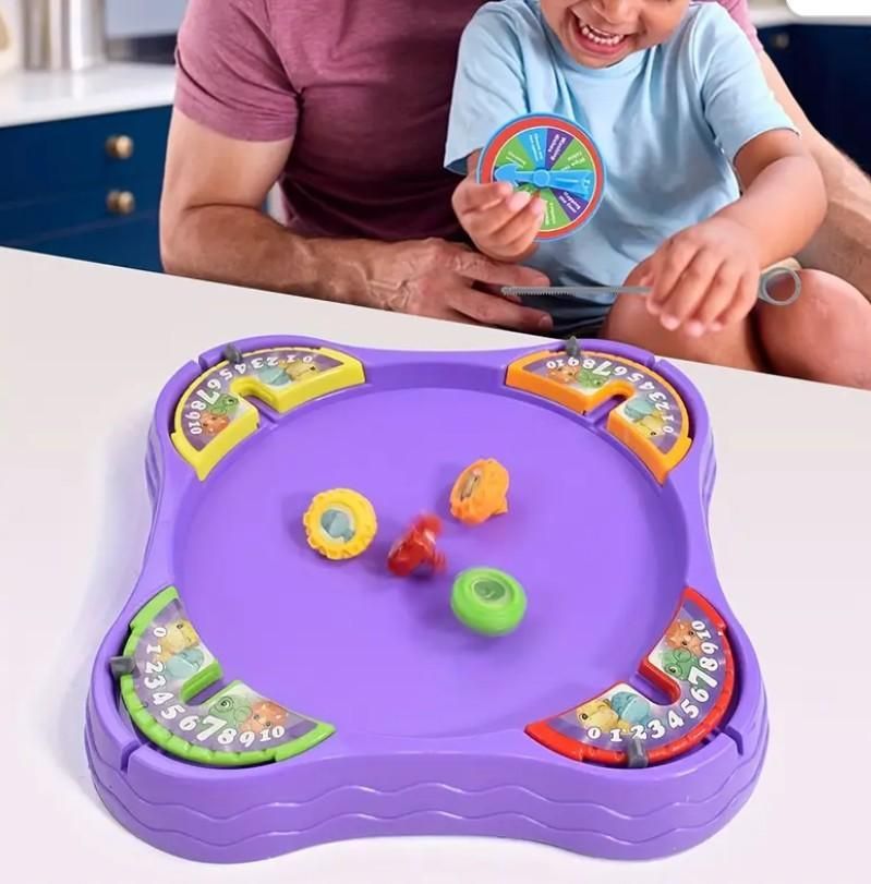 Dino Gyro Battle Spinning Toy Arena Set