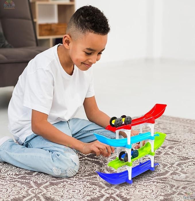 Ramp Racer Car Set, 4-Level Learning Fun