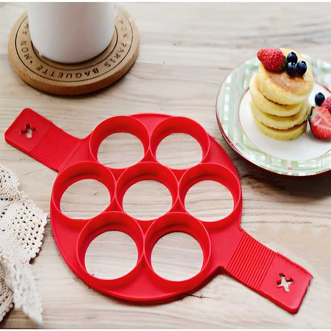 Silicone 7-Hole Pancake Maker Mold