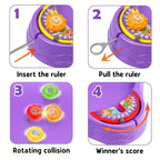 Dino Gyro Battle Spinning Toy Arena Set