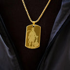 Hanuman Chalisha Pendant & Chain for Men