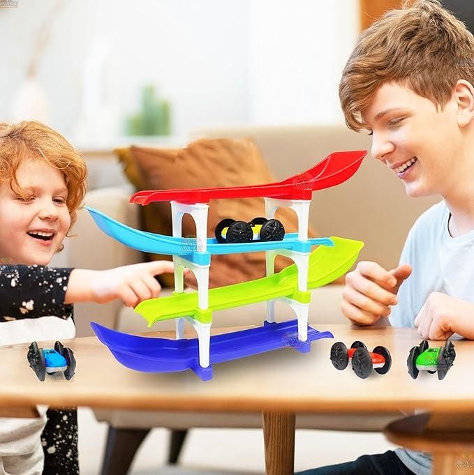 Ramp Racer Car Set, 4-Level Learning Fun