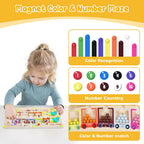 Montessori Magnetic Color & Number Maze