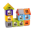 50-Piece House Building Blocks for Kids