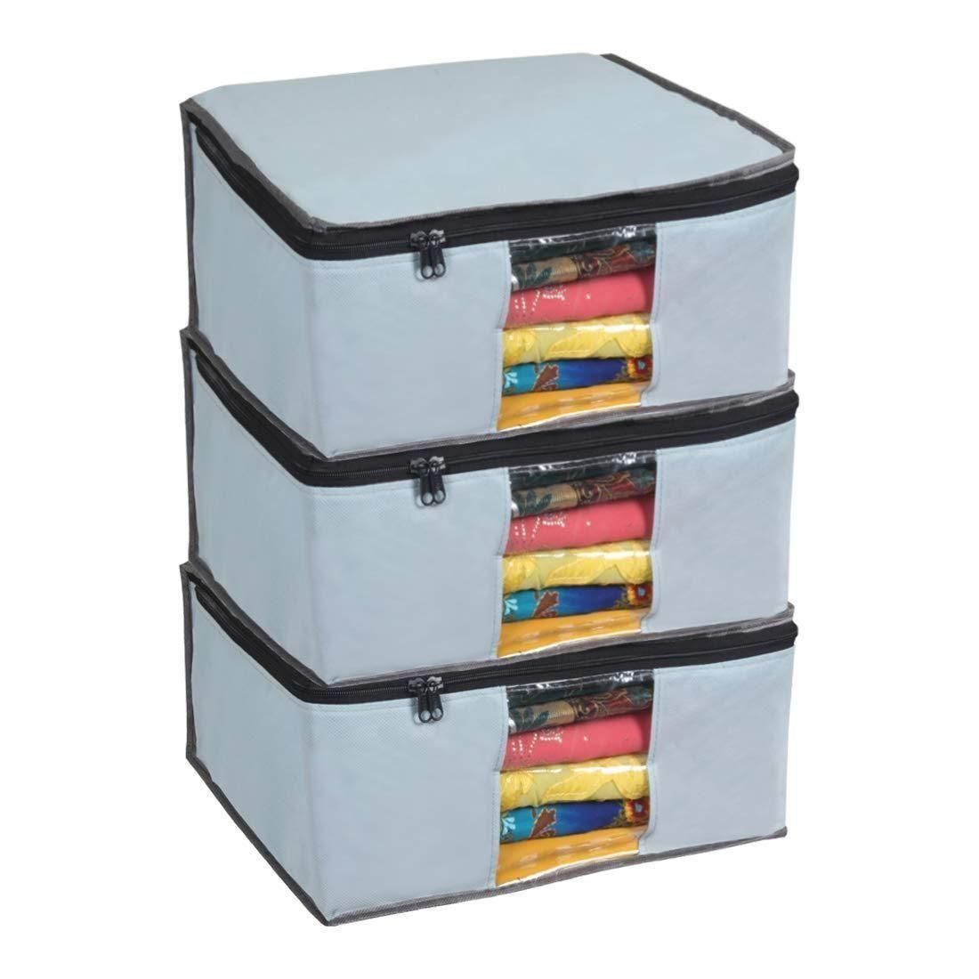 Saree Cover Pack of 3 – Non Woven Zip