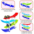 Ramp Racer Car Set, 4-Level Learning Fun