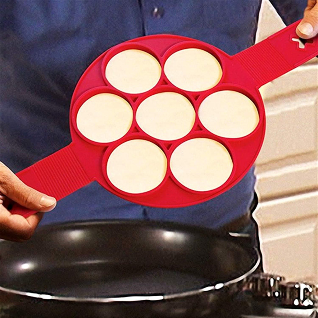 Silicone 7-Hole Pancake Maker Mold