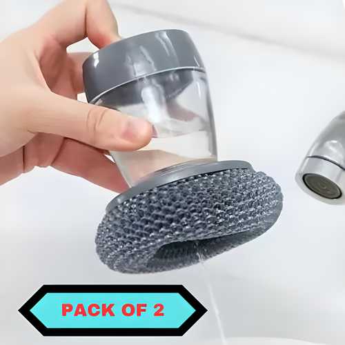 Kitchen Soap Dispensing Palm Brush (2)