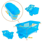 3-in-1 Dish Drainer Rack, Compact & Light