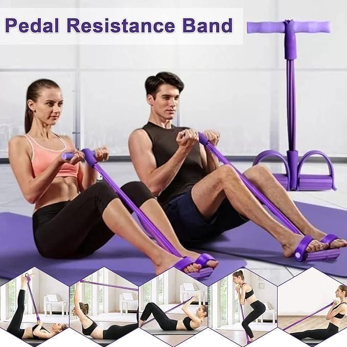 Yoga Pedal Puller Resistance Band 4-Rope