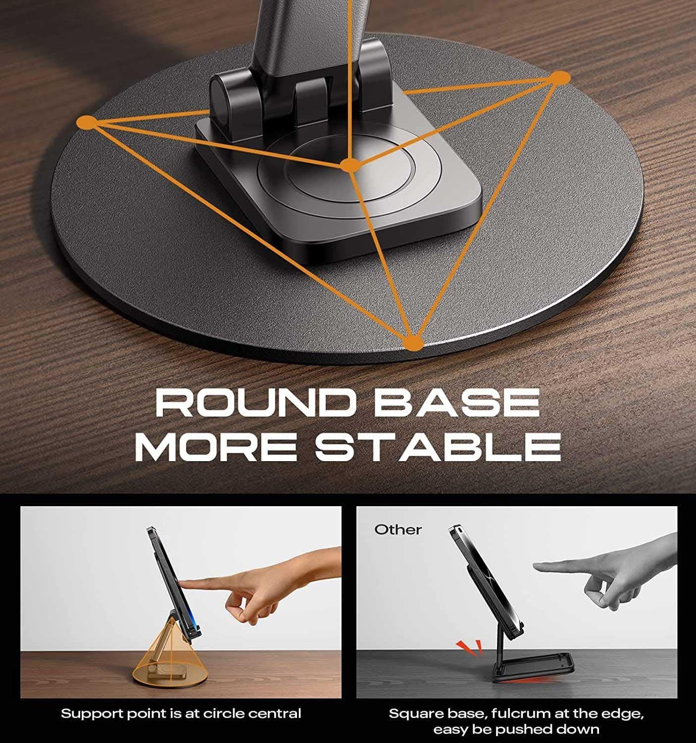Mobile Phone Stand with 360° Rotation