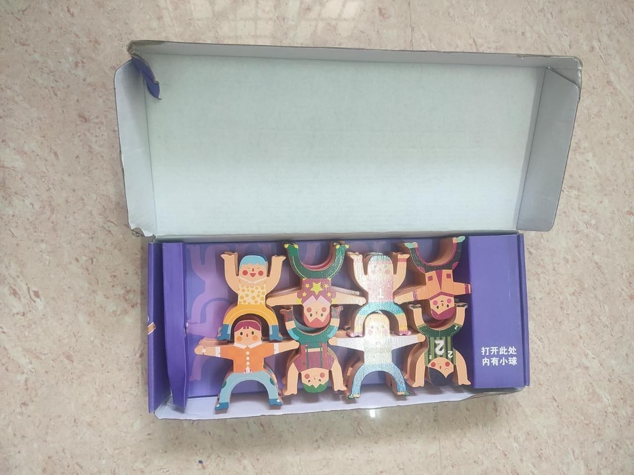 Hercules Wooden Jenga Toy: Balance Play