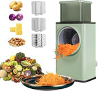 Manual Vegetable Grater & Rotary Slicer