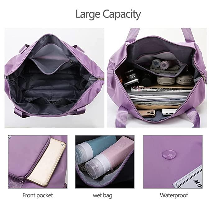Foldable Nylon Travel Duffle Bag