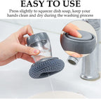 Kitchen Soap Dispensing Palm Brush (2)