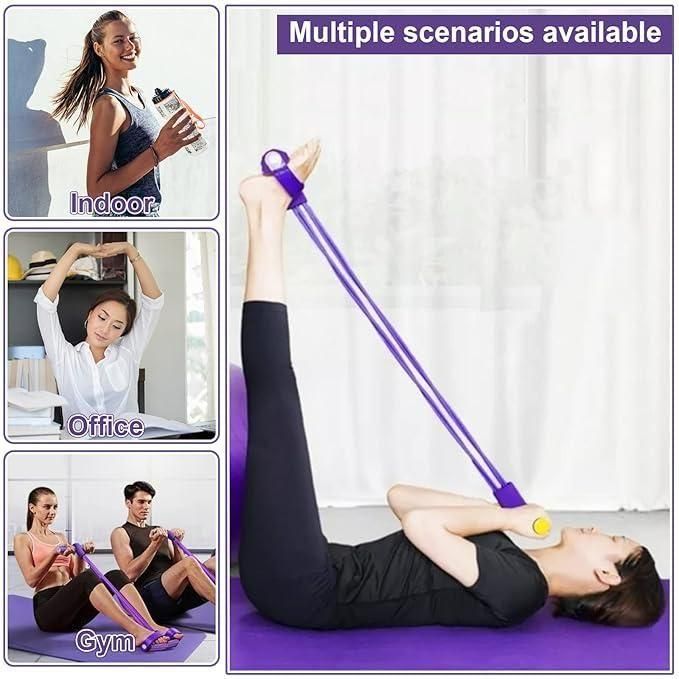 Yoga Pedal Puller Resistance Band 4-Rope