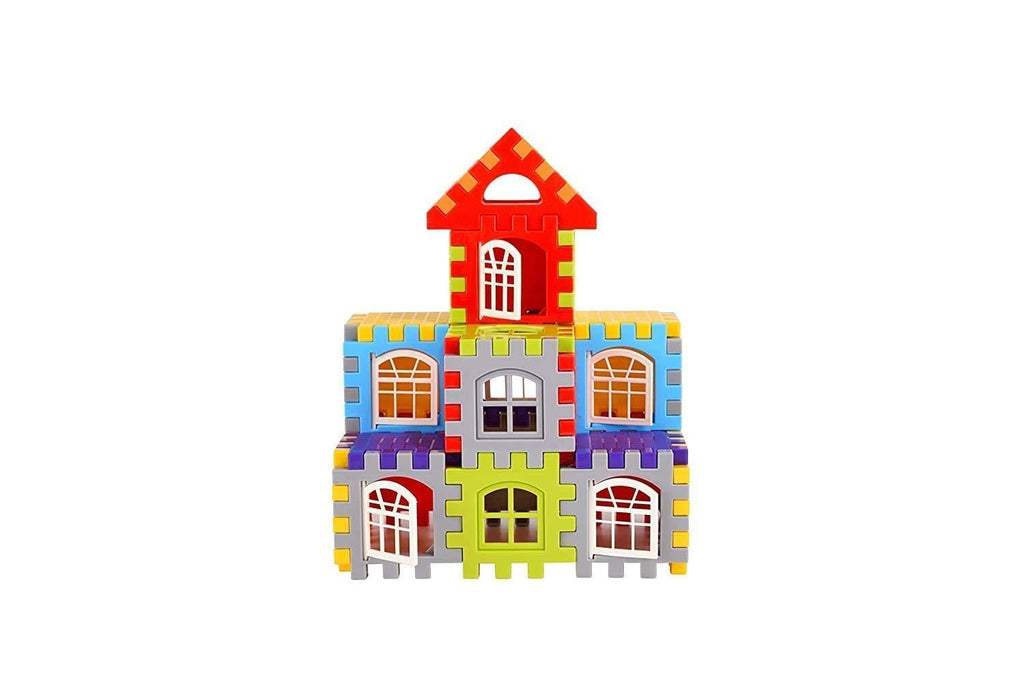 50-Piece House Building Blocks for Kids