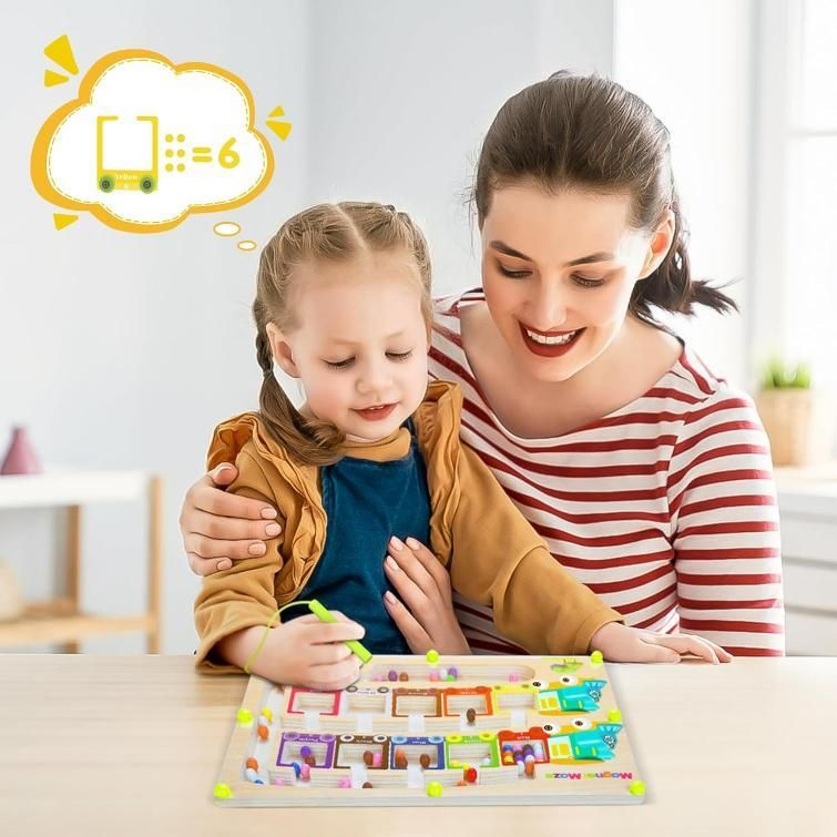 Montessori Magnetic Color & Number Maze