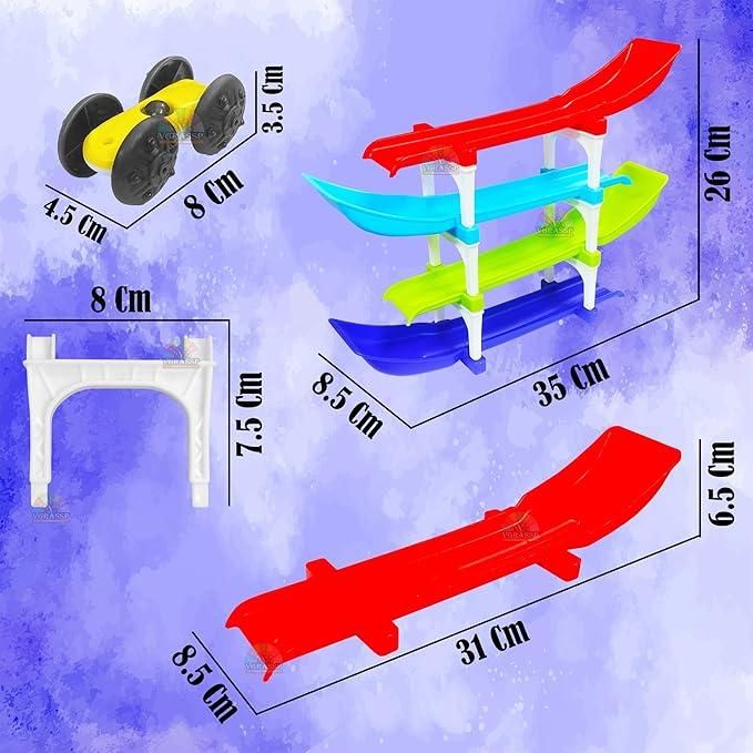 Ramp Racer Car Set, 4-Level Learning Fun