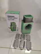 Manual Vegetable Grater & Rotary Slicer