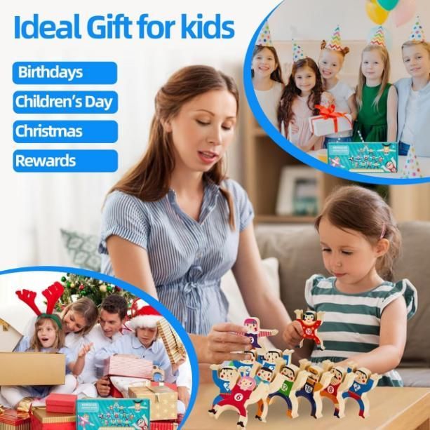 Wooden Jenga Balancing Toy Skill Builder