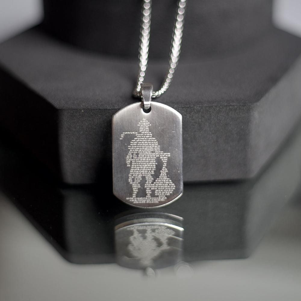 Hanuman Chalisha Pendant & Chain for Men