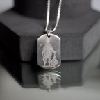 Hanuman Chalisha Pendant & Chain for Men